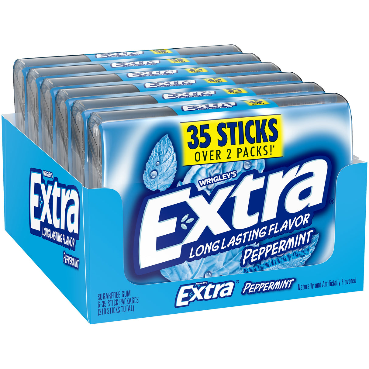 Chewing Gum, Peppermint, Sugar-Free,8 - 6 COUNT