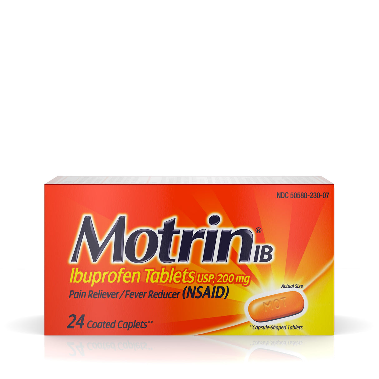 Medicine, Ibuprofen, Caplets,48 - 24 COUNT