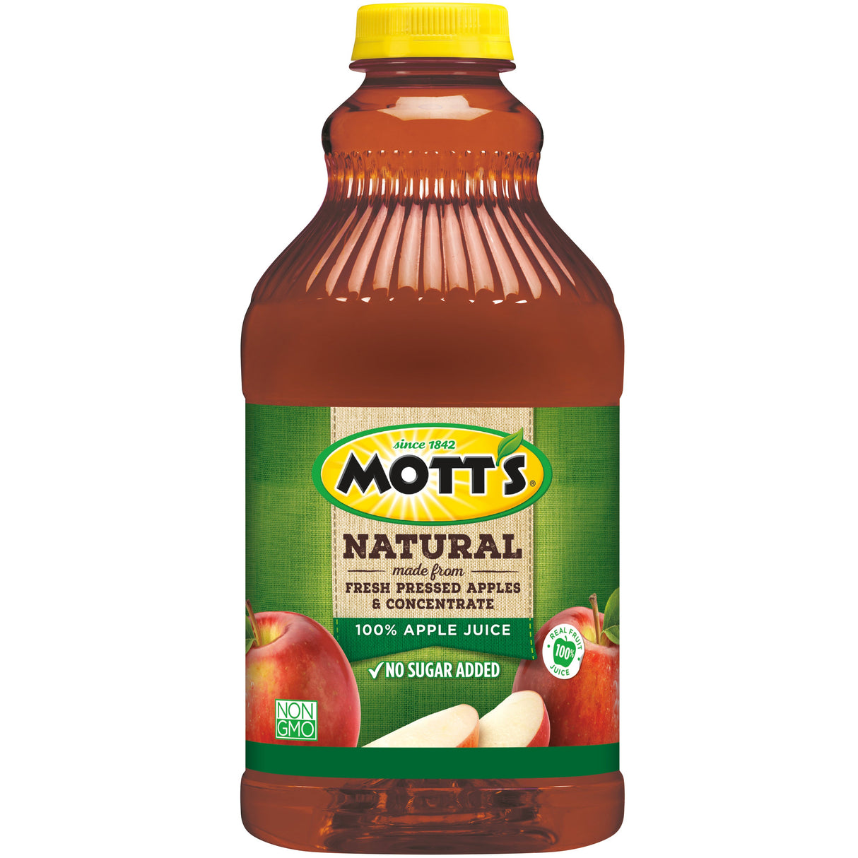 Juice, Apple, 100%, No Sugar Added, Shelf-Stable, Bulk,8 - 64 FLUID