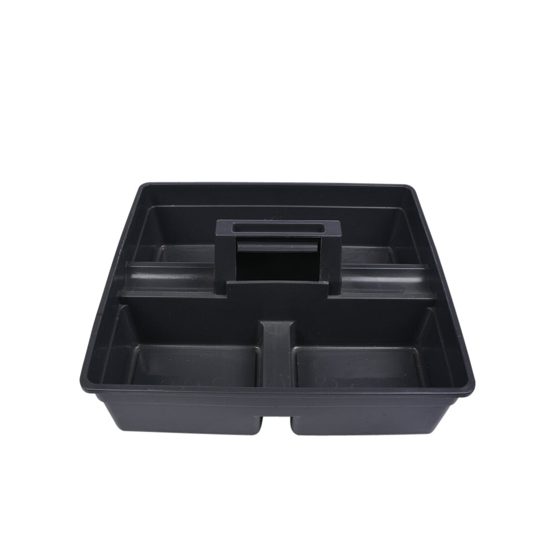 Caddy, Cleaning, 16 x 10.5 x 7 Inch, 3-Compartment, Black, Plastic, with Handle,1 - 1 EACH