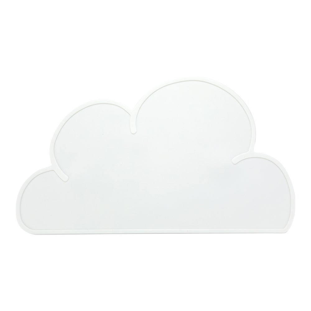 Placemats, RW Kids 18.75 x 10.5 Inch, Cloud, White, Silicone, Non-Slip,1 - 1 EACH