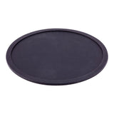 Coasters, 4 x 0.25 Inch, Black, Silicone, Non-Slip,1 - 6 COUNT