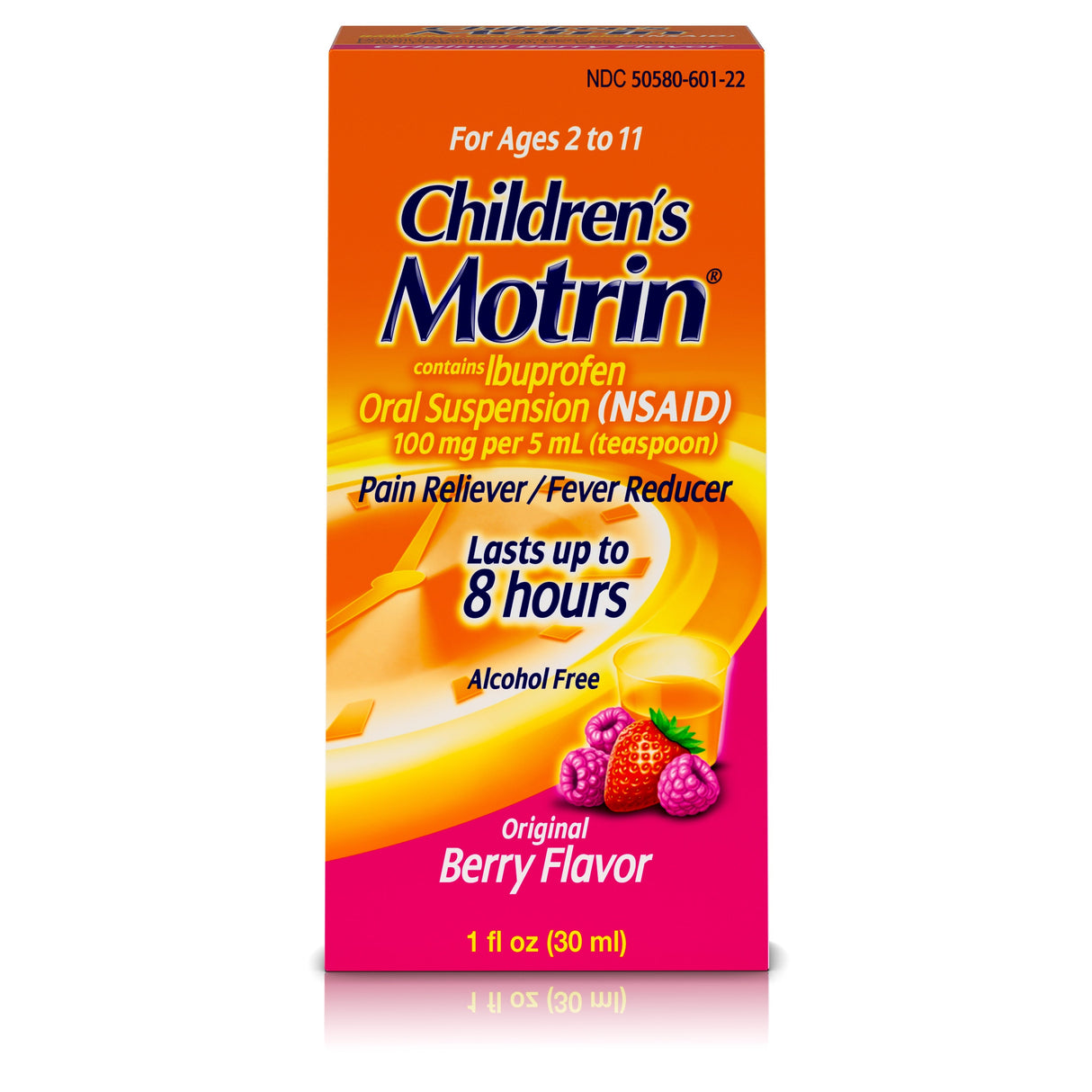 Medicine, Ibuprofen, Oral Suspension, Berry Flavor, Liquid,72 - 1 FLUID