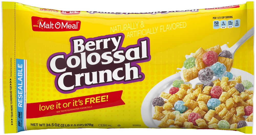 Colossal Crunch Label Cereal, Berry Colossal Crunch, Bulk – Orderve