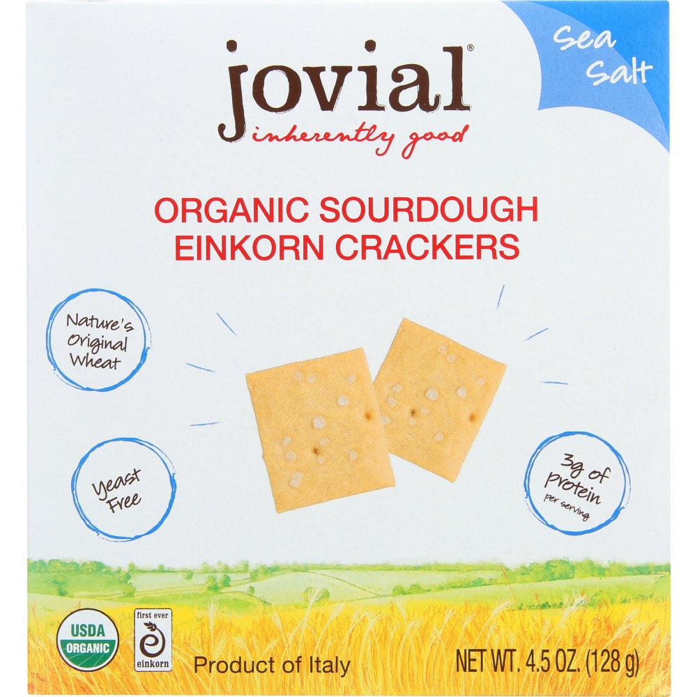 Crackers, Sourdough, Einkorn, Sea Salt,10 - 4.5 OUNCE