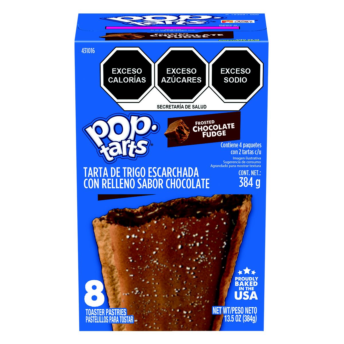 Toaster Pastries, Frosted Chocolate Fudge, 2 Individually Wrapped,12 - 8 COUNT
