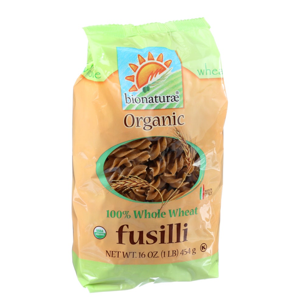 Pasta, Fusili, Whole Wheat,12 - 16 OUNCE