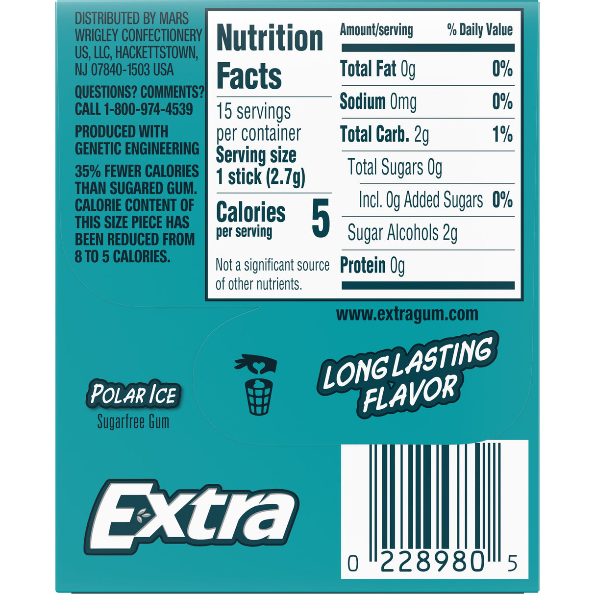 Gum, Polar Ice,12 - 10 COUNT