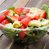 Bowls, Salad, 17.6 Ounce, Plastic, Clear, Round, 17.6 Ounce,1 - 200 COUNT