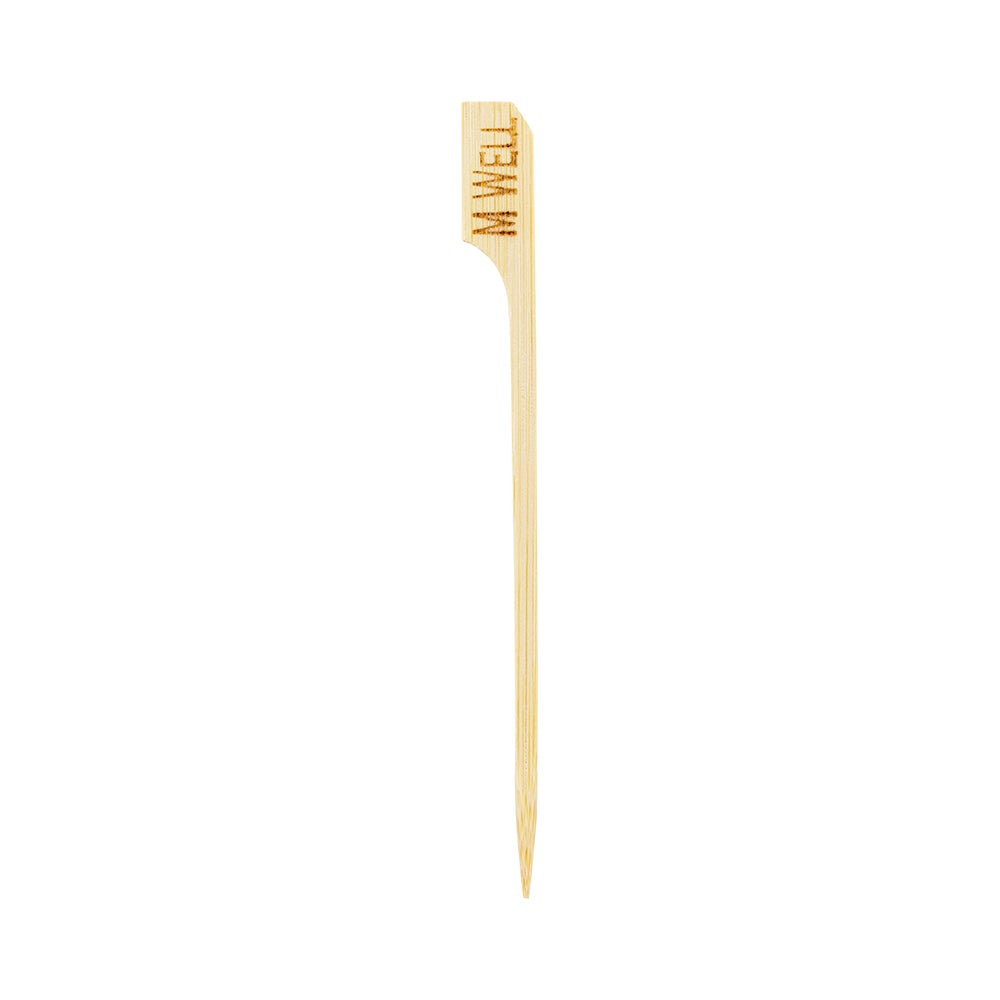 Skewers, Medium Well, 4 Inch, Paddle, 4 Linear Inch,1 - 1000 COUNT