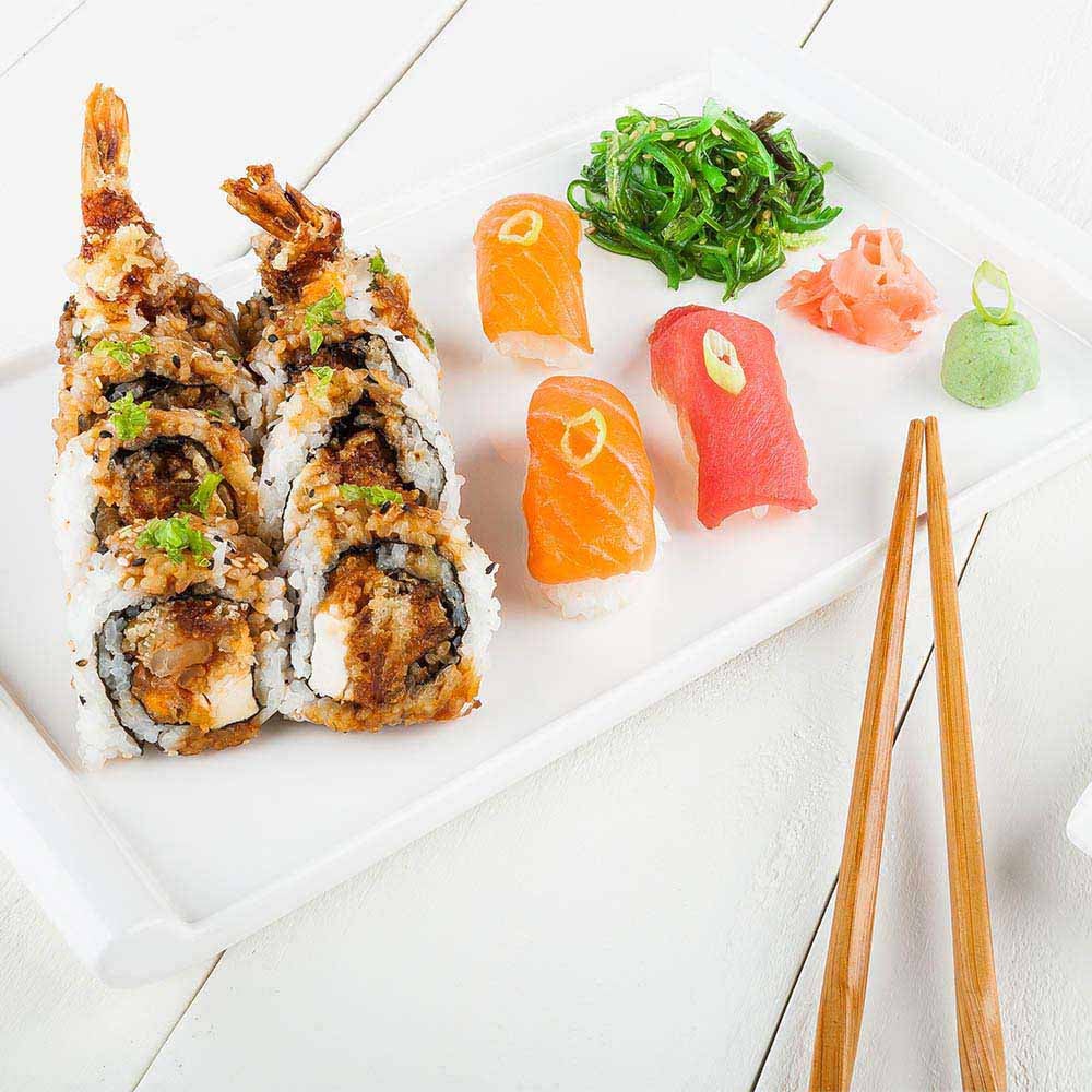 Plates, Japonais, Voga Melamine, 12 Inch, White, Rectangular, 12 Linear Inch,1 - 10 COUNT