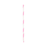 Cake Pop & Lollipop Sticks, 6 Inch x 0.16 Inch, Paper, White & Pink, Spirals, Biodegradeable,1 - 100 COUNT