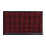 Floor Mat, Carpet, Comfy Feet, Heavy Duty, Burgundy, 60 x 36 Inch, Waffle, Polypropylene,1 - 1 EACH