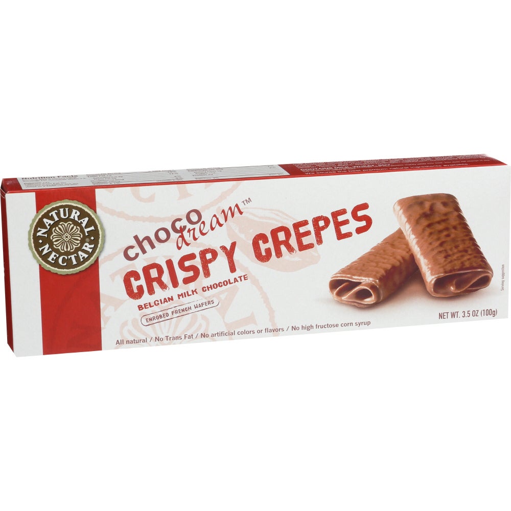 Cookies, Crispy Crepe, Choco Dream, Belgian Dark Chocolate,8 - 3.5 OUNCE