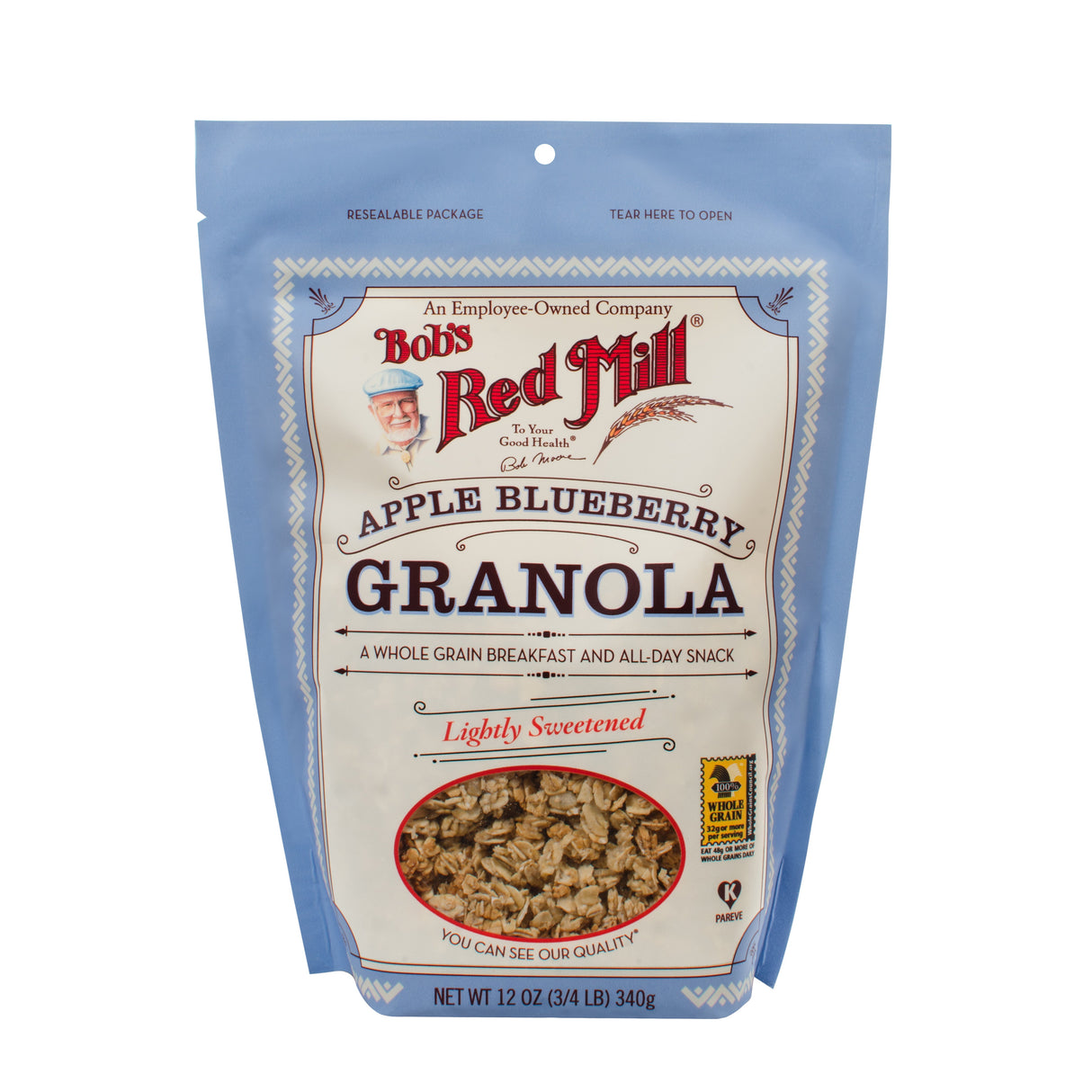 Granola, Apple Blueberry, Lightly Sweetened,4 - 12 OUNCE