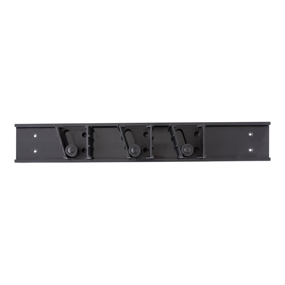 Tool Holder, Hang-Up, 17.75 x 2.75 x 1.75 Inch, 3-Slot, Black Plastic,1 - 1 EACH