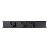 Tool Holder, Hang-Up, 17.75 x 2.75 x 1.75 Inch, 3-Slot, Black Plastic,1 - 1 EACH