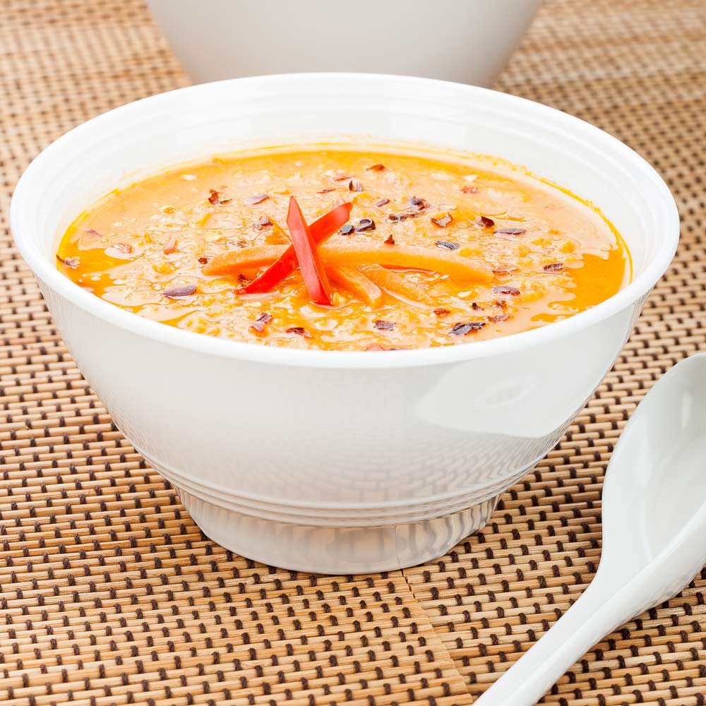 Bowls, Incline, Voga Melamine, 74 Ounce, 8.5 x 8.5 x 4.3 Inch, White, 8.5 Linear Inch,1 - 10 COUNT