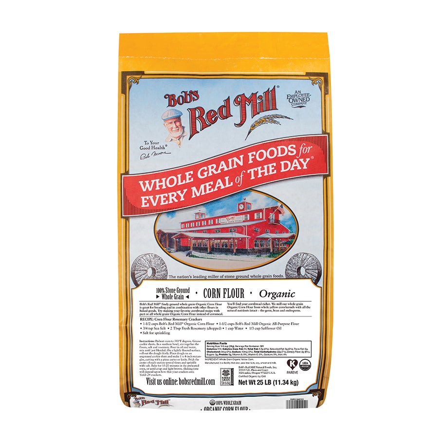Flour, Corn, Organic,1 - 25 POUND