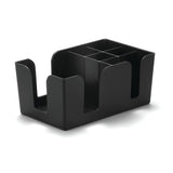 Caddies, Bar, 9.5 x 5.75 x 4 Inch, Black Plastic,1 - 1 EACH