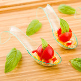 Spoons, Appetizer, 5 Inch, Plastic, Sea Green, Heavyweight, 5 Linear Inch,1 - 100 COUNT