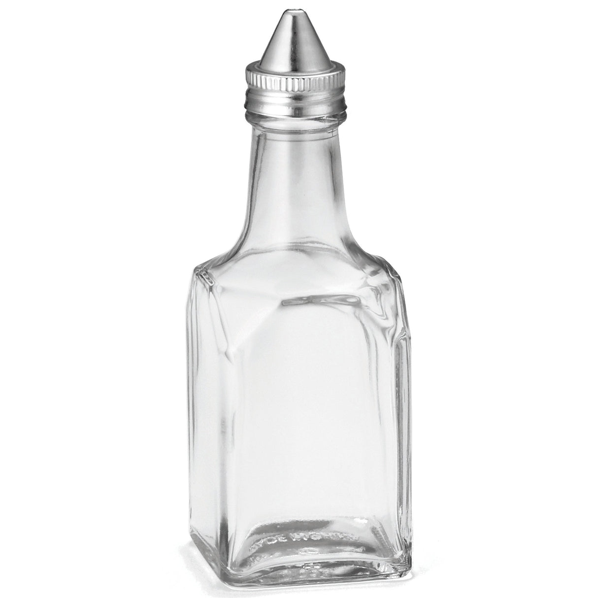 Cruets, Oil & Vinegar, 6 Ounce, Glass with Stainless Steel Tops, 6 Ounce,12 - 1 EACH