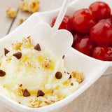 Spoons, Dessert, Love Shovel, Heavyweight Plastic, Pearl White, 3.5 Inch, 3.5 Linear Inch,1 - 500 COUNT