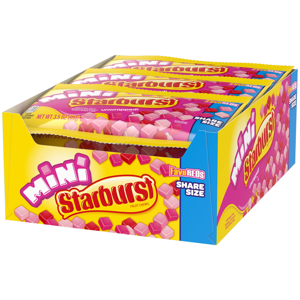 Candy, Minis, FaveReds, 3.5 Ounce,6 - 15 COUNT