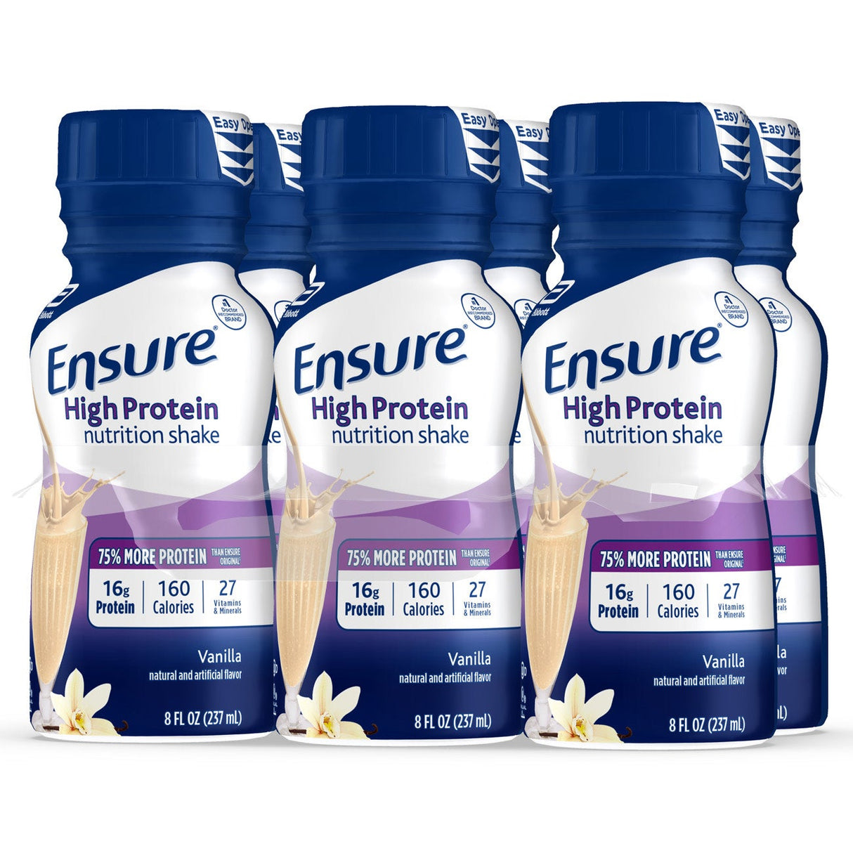 Supplement, Drink, Vanilla, Ready-to-Use, 8 Fluid Ounce,4 - 6 COUNT