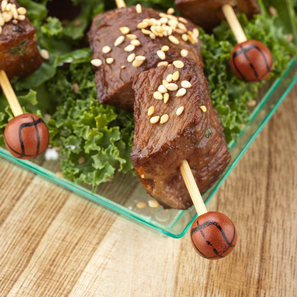 Skewers, 4 Inch, Basketball, 4 Linear Inch,1 - 1000 COUNT