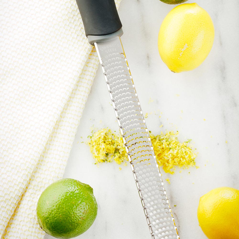 Grater, Cheese, 13 Inch, Stainless Steel, with Black Plastic Handle, 13 Linear Inch,1 - 1 EACH