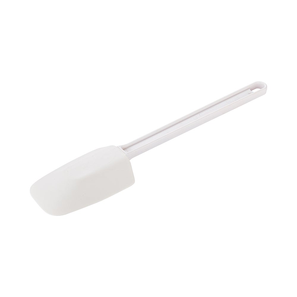 Spatula, Spoon-Shaped, Met Lux, 14 x 3 x 0.5 Inch, White Rubber,1 - 1 EACH
