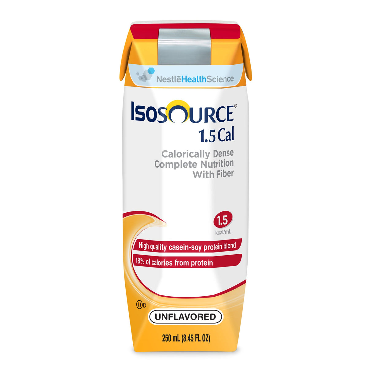 Supplements, Feeding Tube Formula, Isosource 1.5 Cal Calorically Dense, Unflavored, Liquid, Ready to Use,24 - 8.45 FLUID