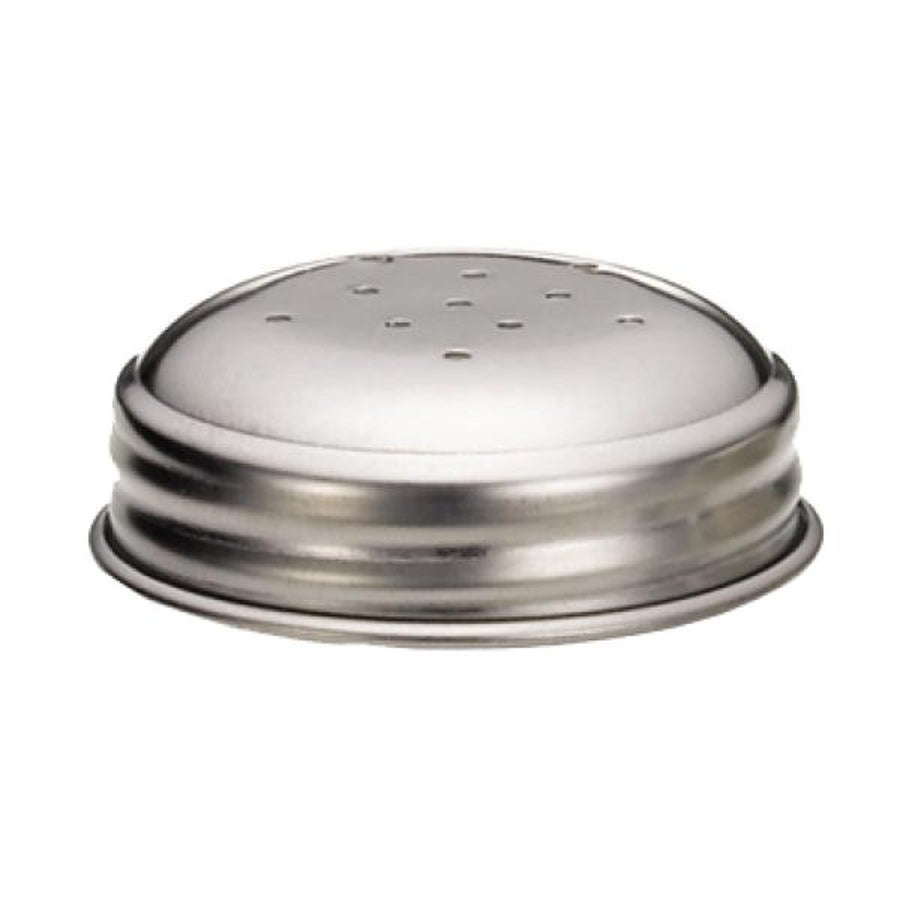Tops, Replacement, Stainless Steel, for Fluted Shaker Jars 657,60 - 24 COUNT