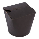 Containers, Noodle Take-Out, 26 Ounce, Paper, Black, Round, 26 Ounce,1 - 200 COUNT