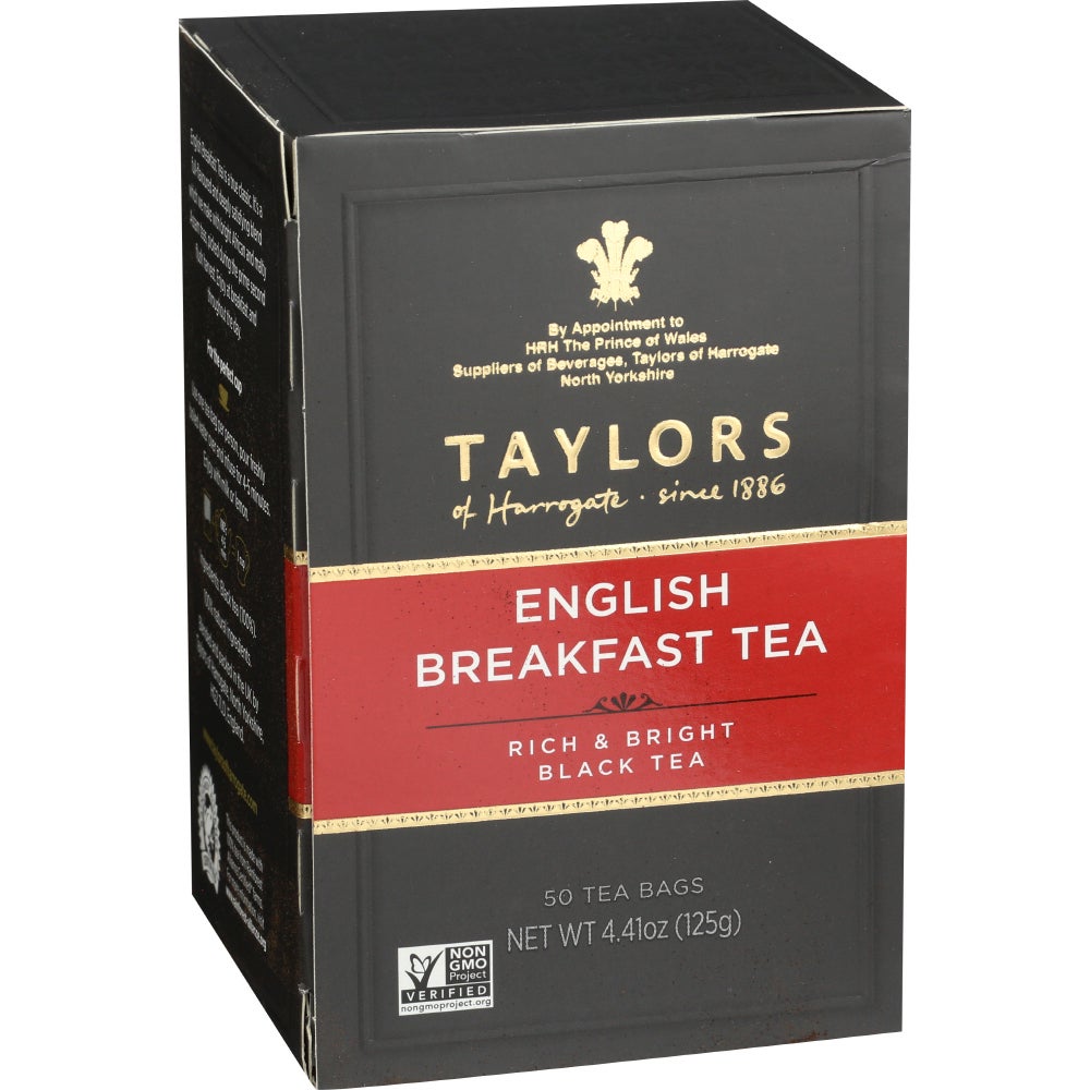 Tea, English Breakfast, Individually Wrapped with String,6 - 50 COUNT