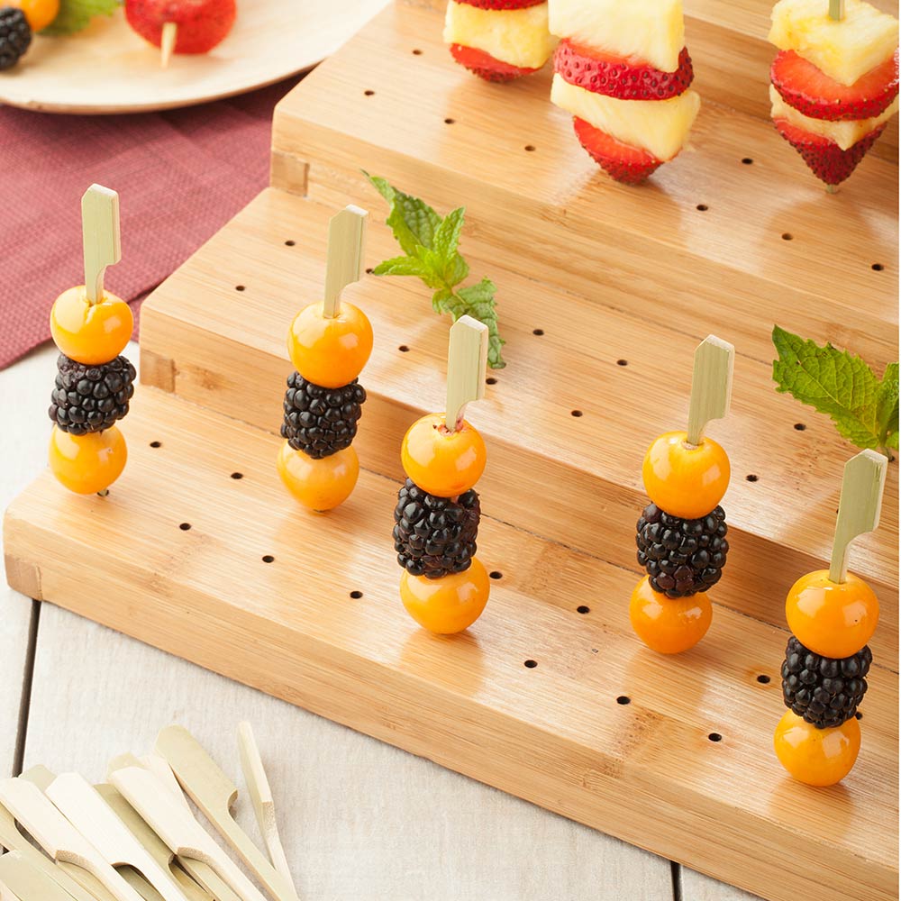 Stand, Pick, 180 Slot, Six-Levels, Bamboo,1 - 1 EACH
