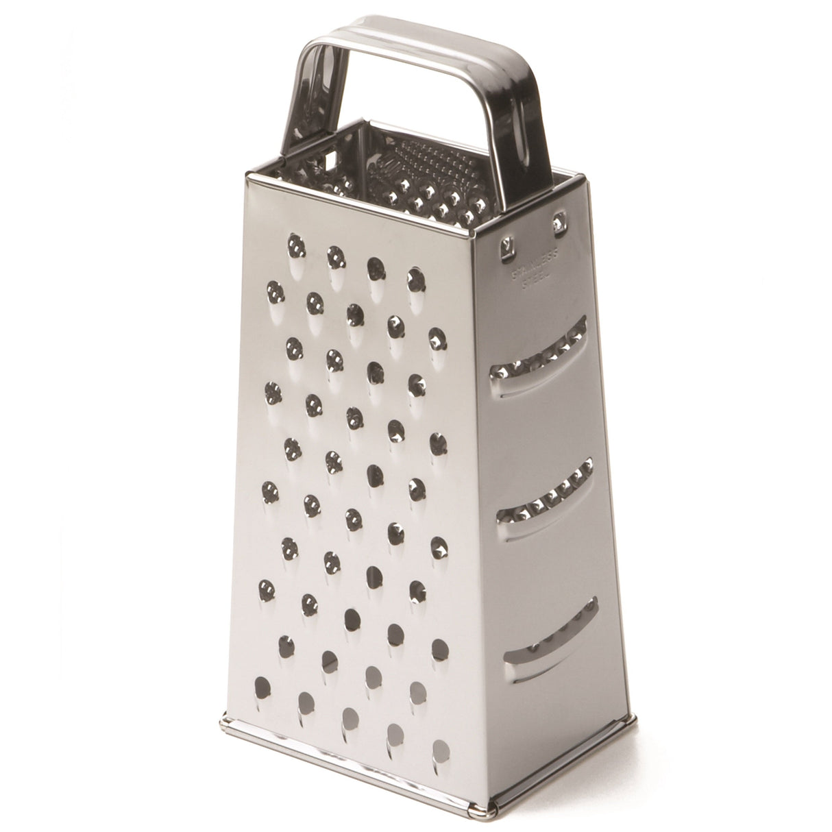Grater, Tapered, 3 x 4 x 9 Inch, Stainless Steel,6 - 12 COUNT