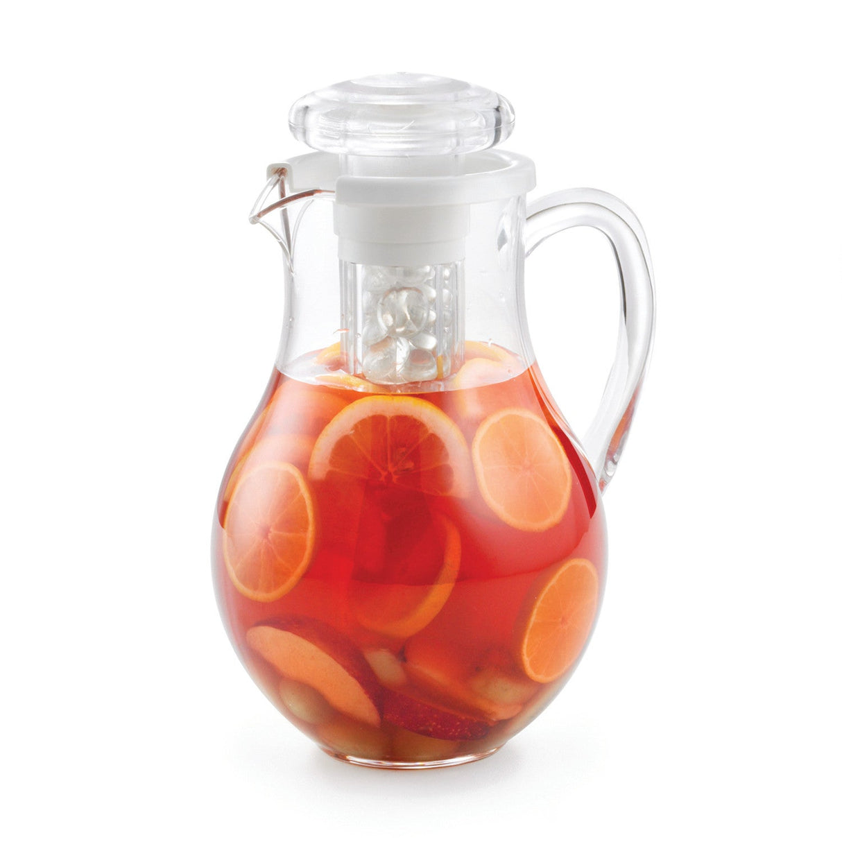 Pitchers, Ice Core, 0.75 Gallon, Clear, Polycarbonate,1 - 1 EACH