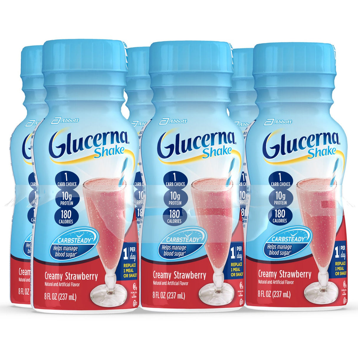 Supplement, Shake, Creamy Strawberry, Liquid, Ready-to-Use, 8 Fluid Ounce,4 - 6 COUNT