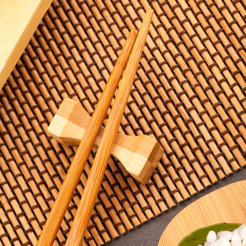 Rest, Chopstock, Bamboo, Hourglass, 1.75 Linear Inch,1 - 25 COUNT