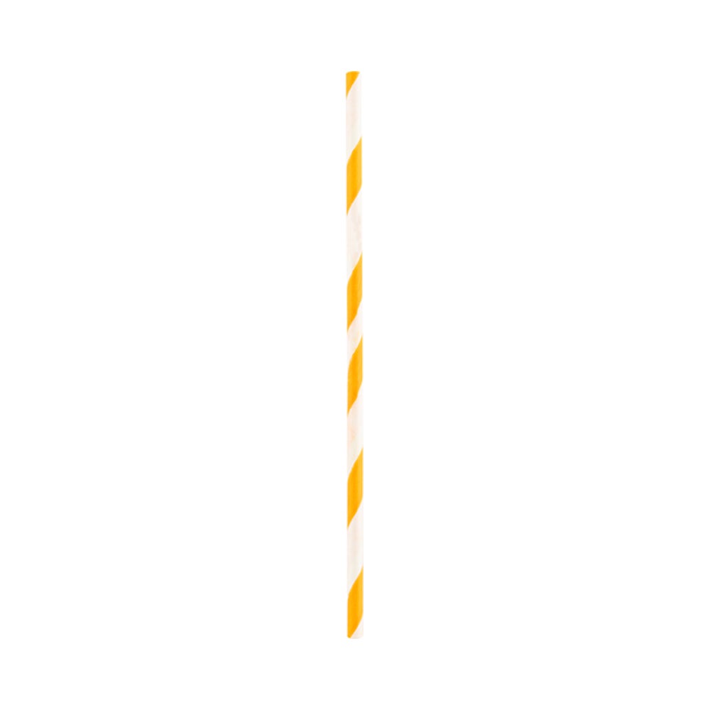 Cake Pop & Lollipop Sticks, 6 Inch x 0.16 Inch, Paper, White & Orange, Spirals, Biodegradeable,1 - 100 COUNT