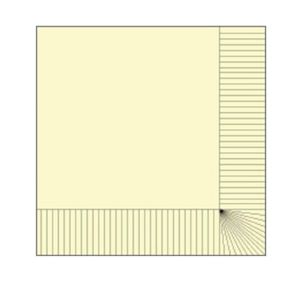 Napkins, Beverage, 2-Ply, Ivory, 10 x 10 Inch,1 - 1000 COUNT
