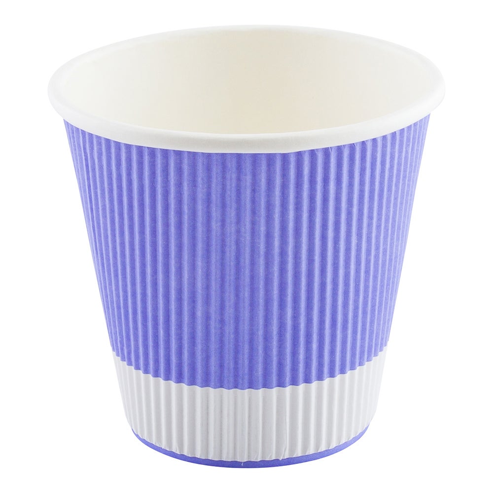 Cups, Hot, 8 Ounce, Paper, Light Purple, Ripple Wall,1 - 500 COUNT