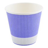 Cups, Hot, 8 Ounce, Paper, Light Purple, Ripple Wall,1 - 500 COUNT