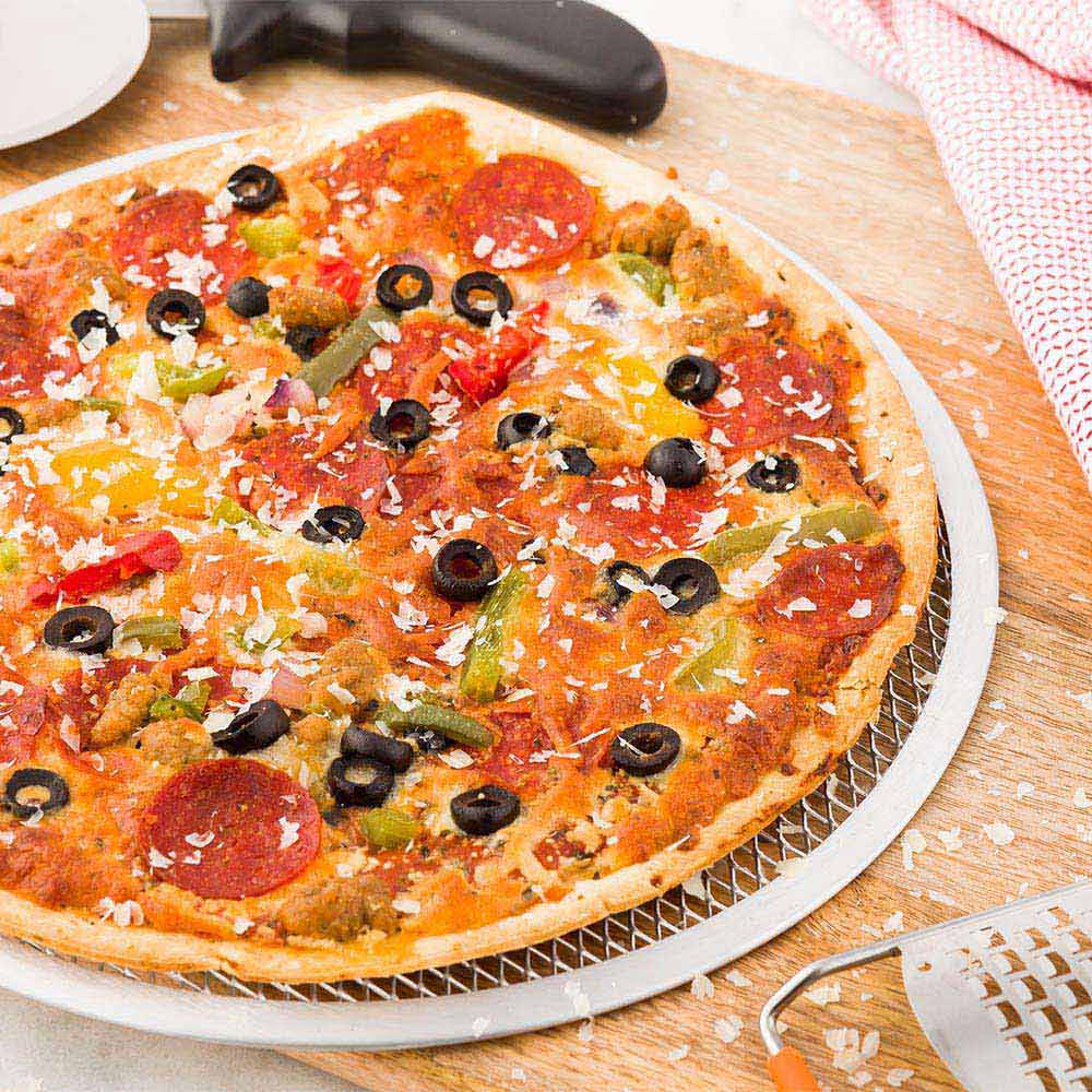 Screen, Pizza, 12 Inch, Aluminum, 12 Linear Inch,1 - 1 EACH