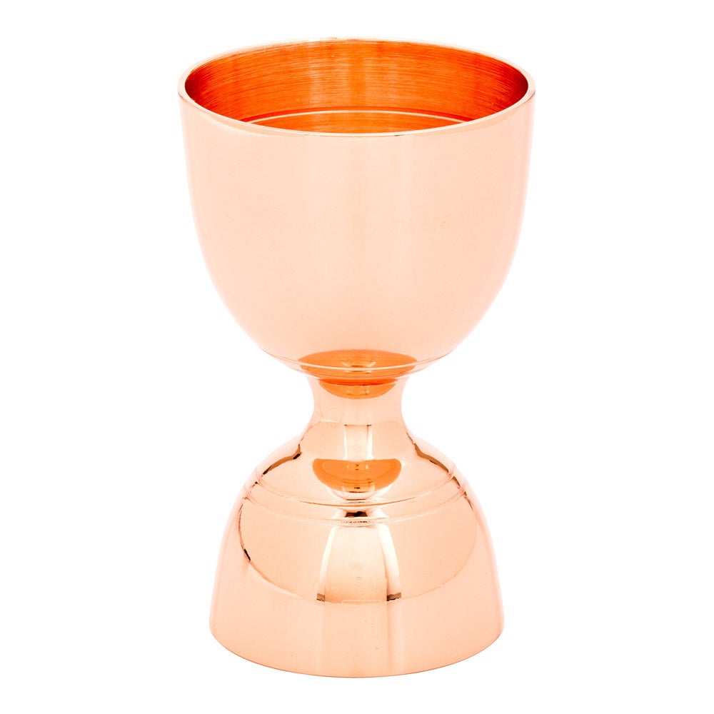 Jigger, Double, 1 & 2 Ounce, Copper Plated, 2 Ounce,1 - 1 EACH