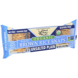 Snacks, Brown Rice Snaps, Plain, Unsalted,12 - 3.5 OUNCE