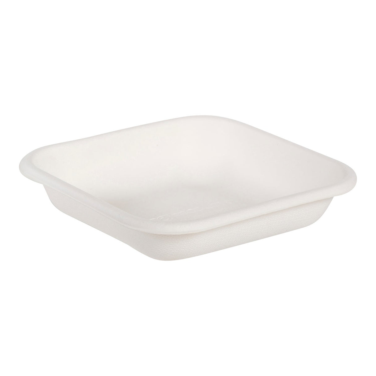 Containers, Take-Out, 5 Inch, Molded Fiber, White, Square, Renewable & Compostable,1 - 800 COUNT