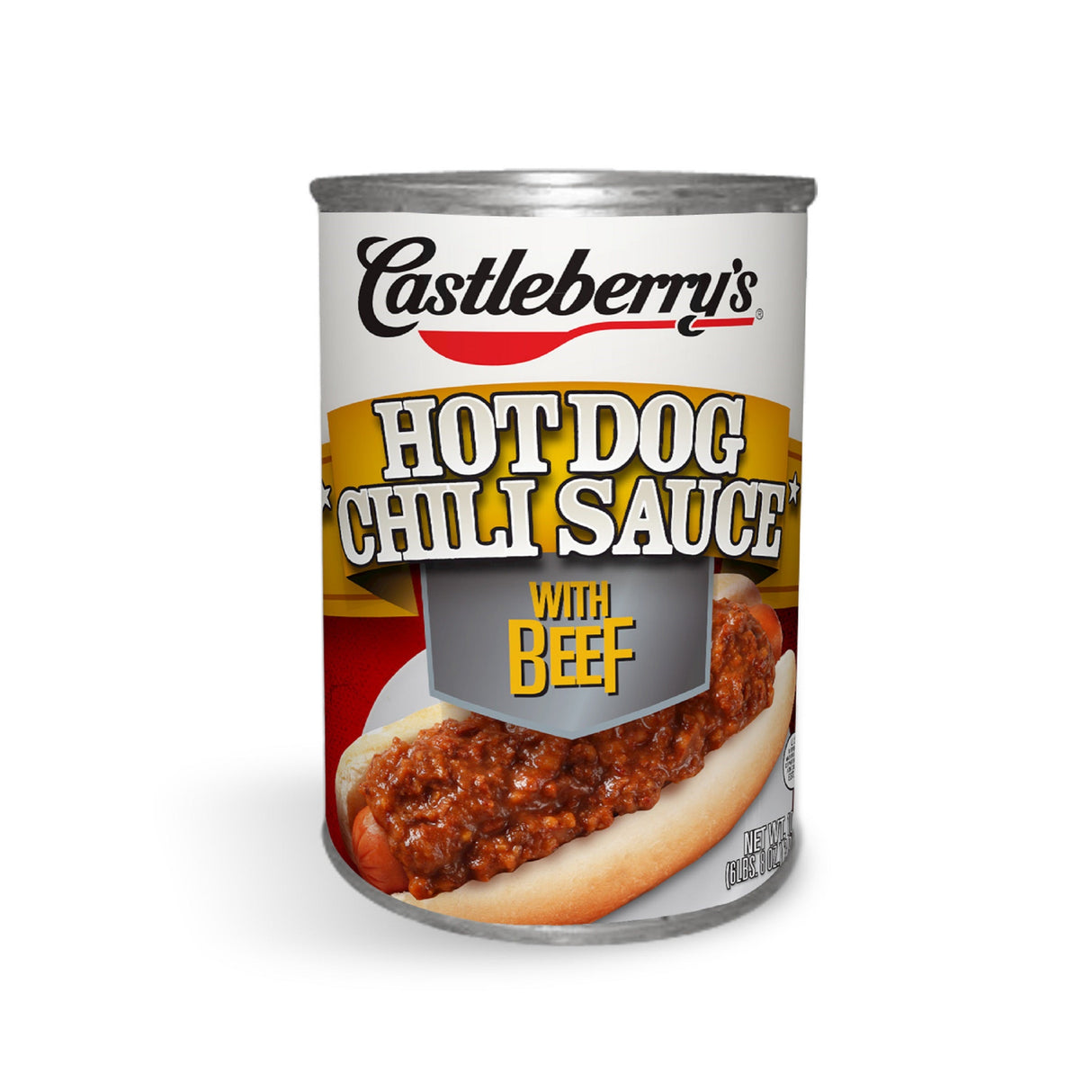 Sauce, Hot Dog Chili, with Beef,6 - 104 OUNCE